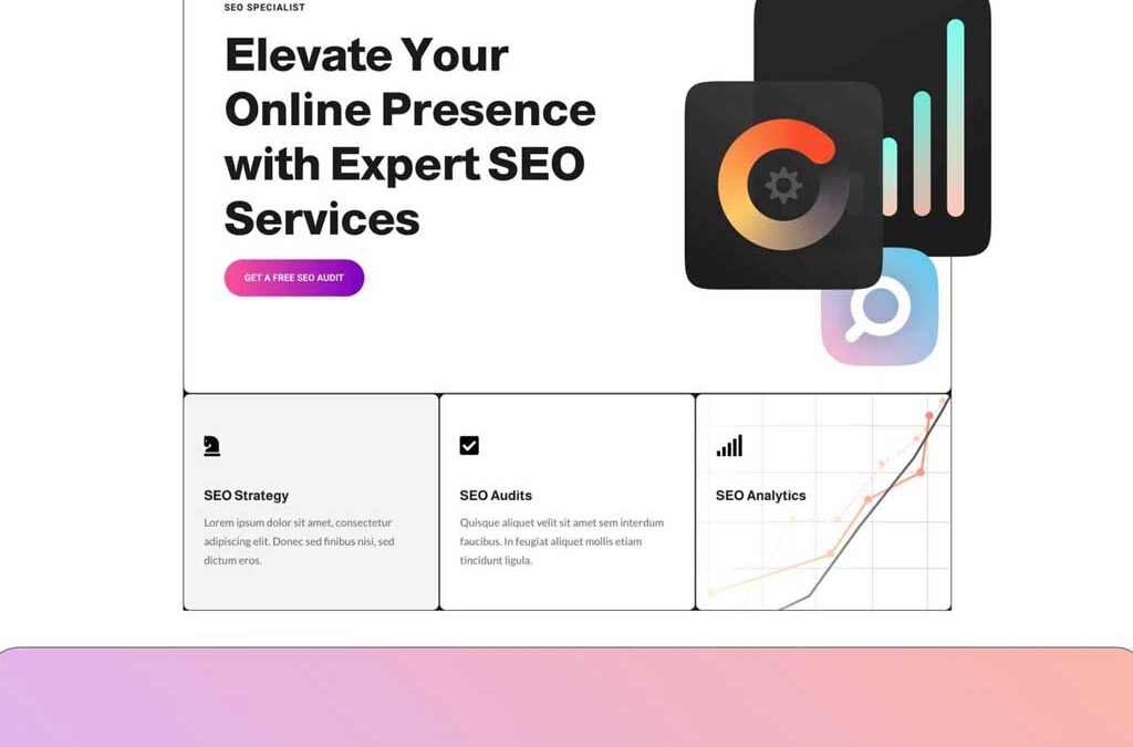 Ön SEO specialista? Itt egy Divi sablon Önnek!