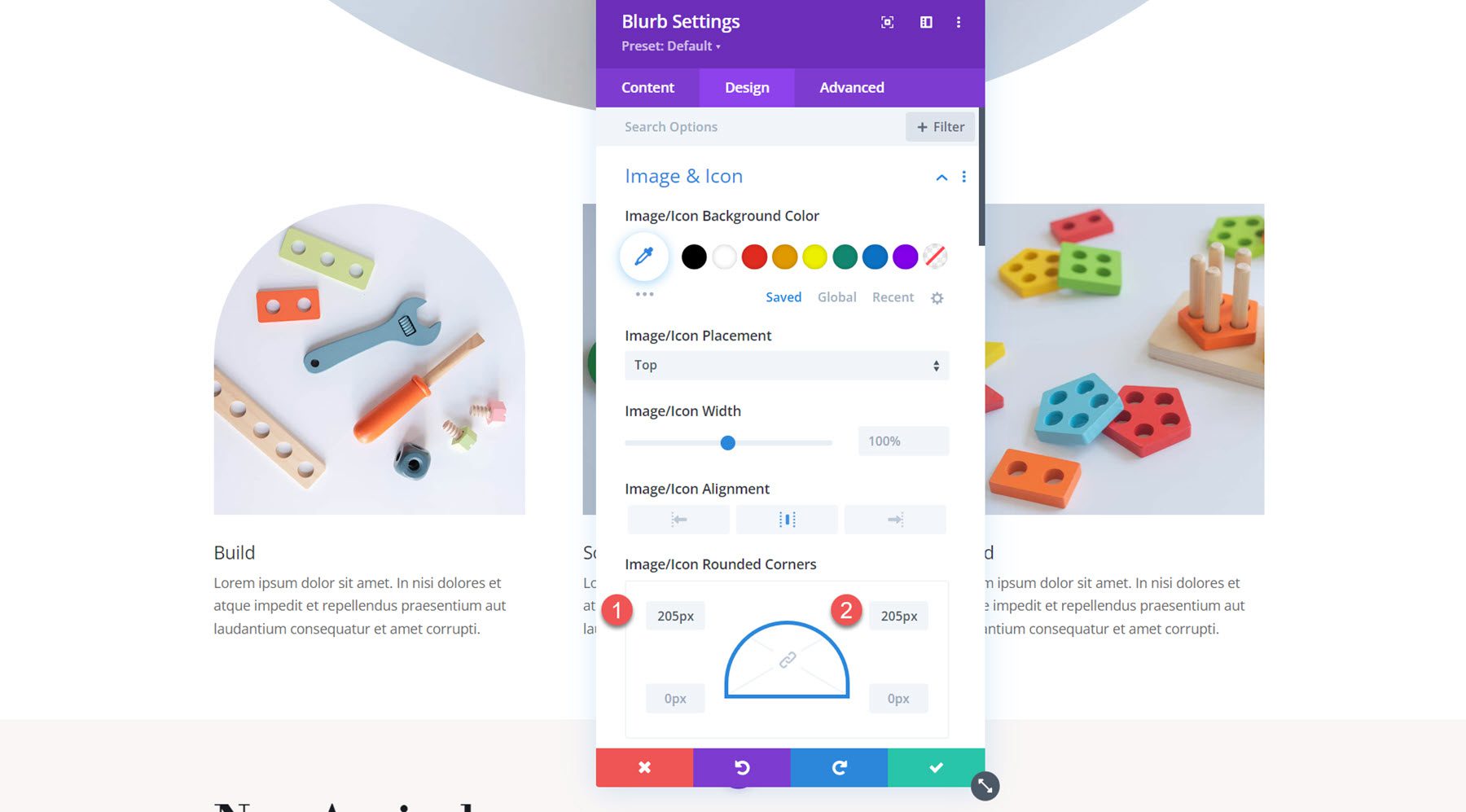 Elmosódott kép ikon