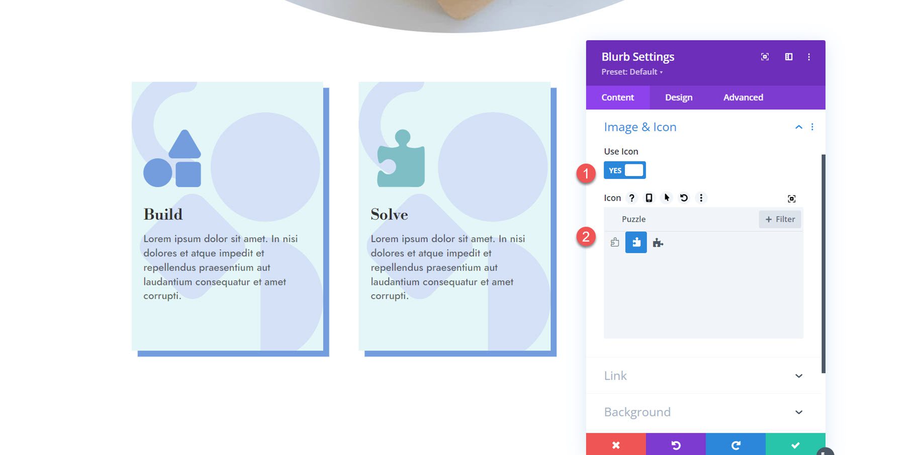 Elmosódott kép ikon