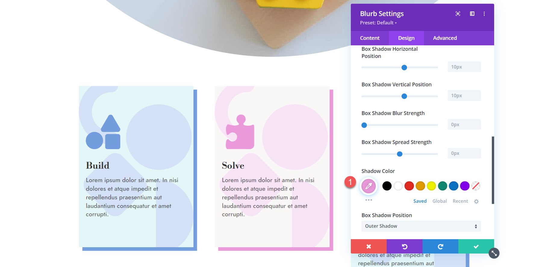 Elmosódott árnyék