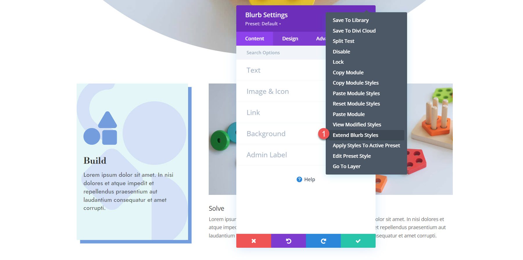 Bővítse ki az elmosódási stílusokat
