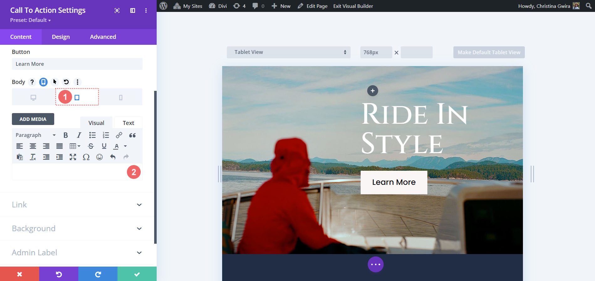 Reszponzív törzsszöveg táblagépen és mobiltelefonon