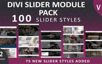 Divi Slider Module Pack: Nyisson ki 100+ lenyűgöző slidert