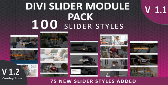 Divi Slider Module Pack: Nyisson ki 100+ lenyűgöző csúszót