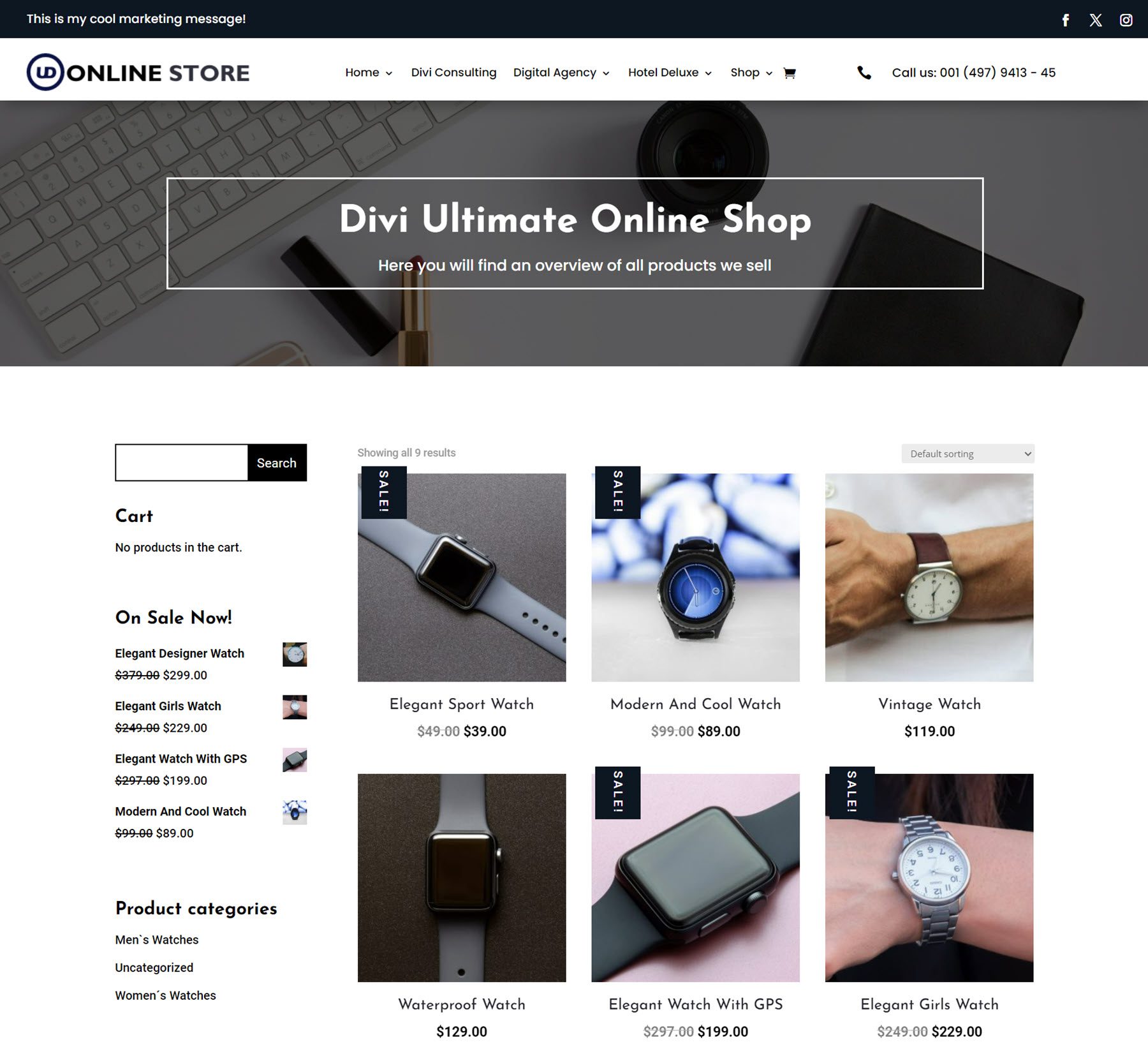 Divi Ultimate All-In-One gyermektéma