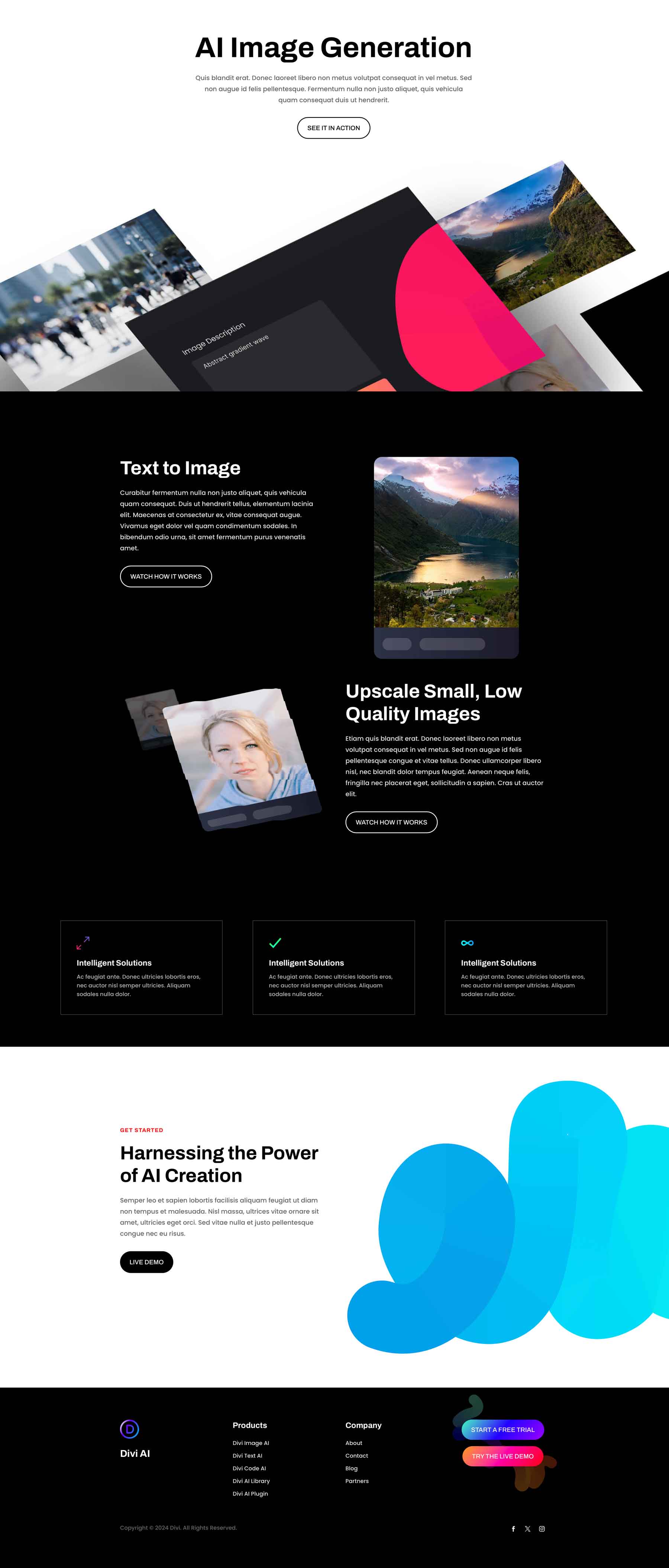 AI Layout Pack a Divi számára