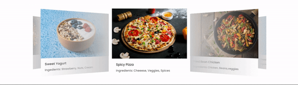 divi image card food carousel Divi Plus Image Card Carousel Modul: Fedezze fel a legjobb alkalmazási területeket