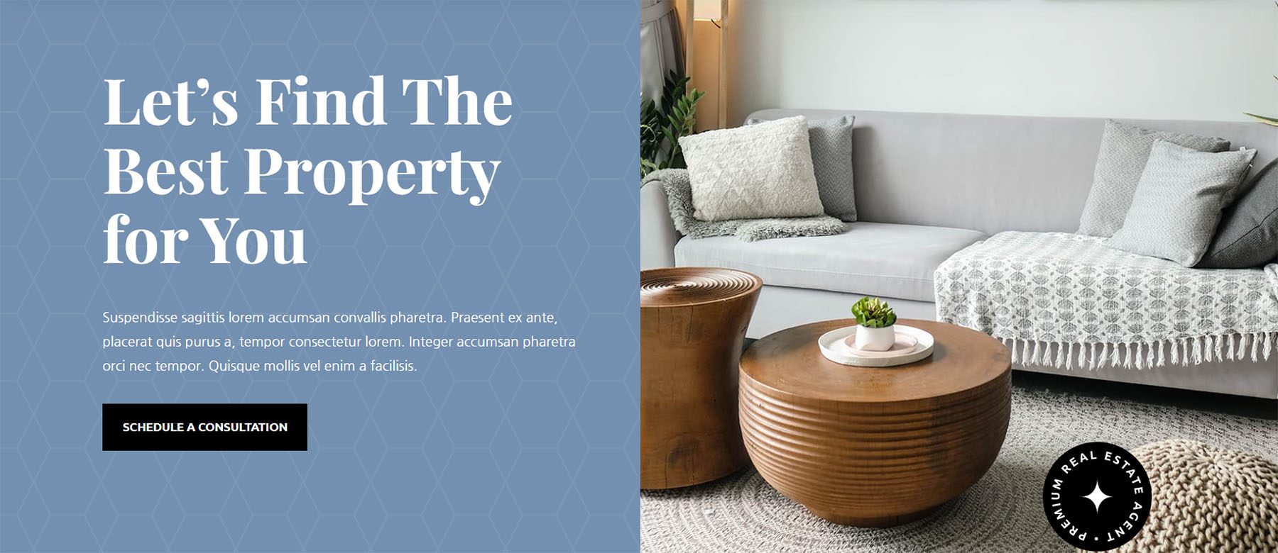 Reszponzív cselekvésre ösztönző modulok használata Diviben a Divi Real Estate Layouttal