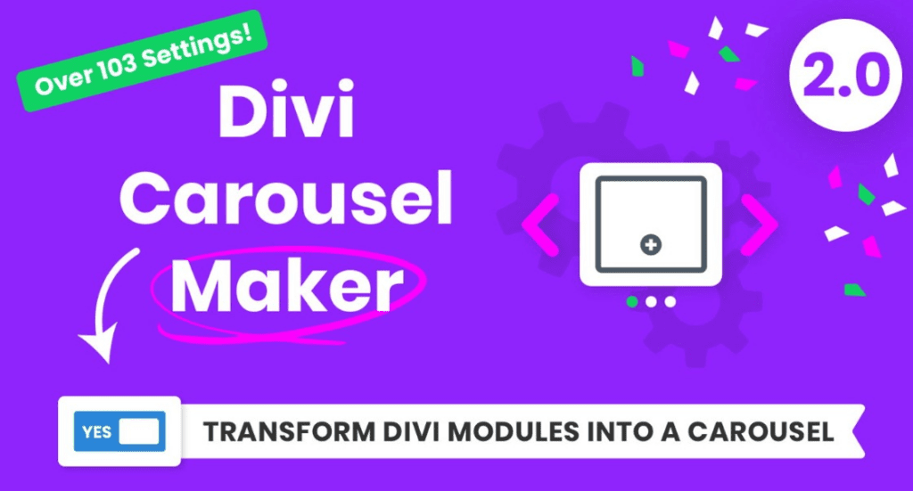 Divi CArousel Maker Divi carousel hozzáadása egy webhelyhez (5 lehetőség)