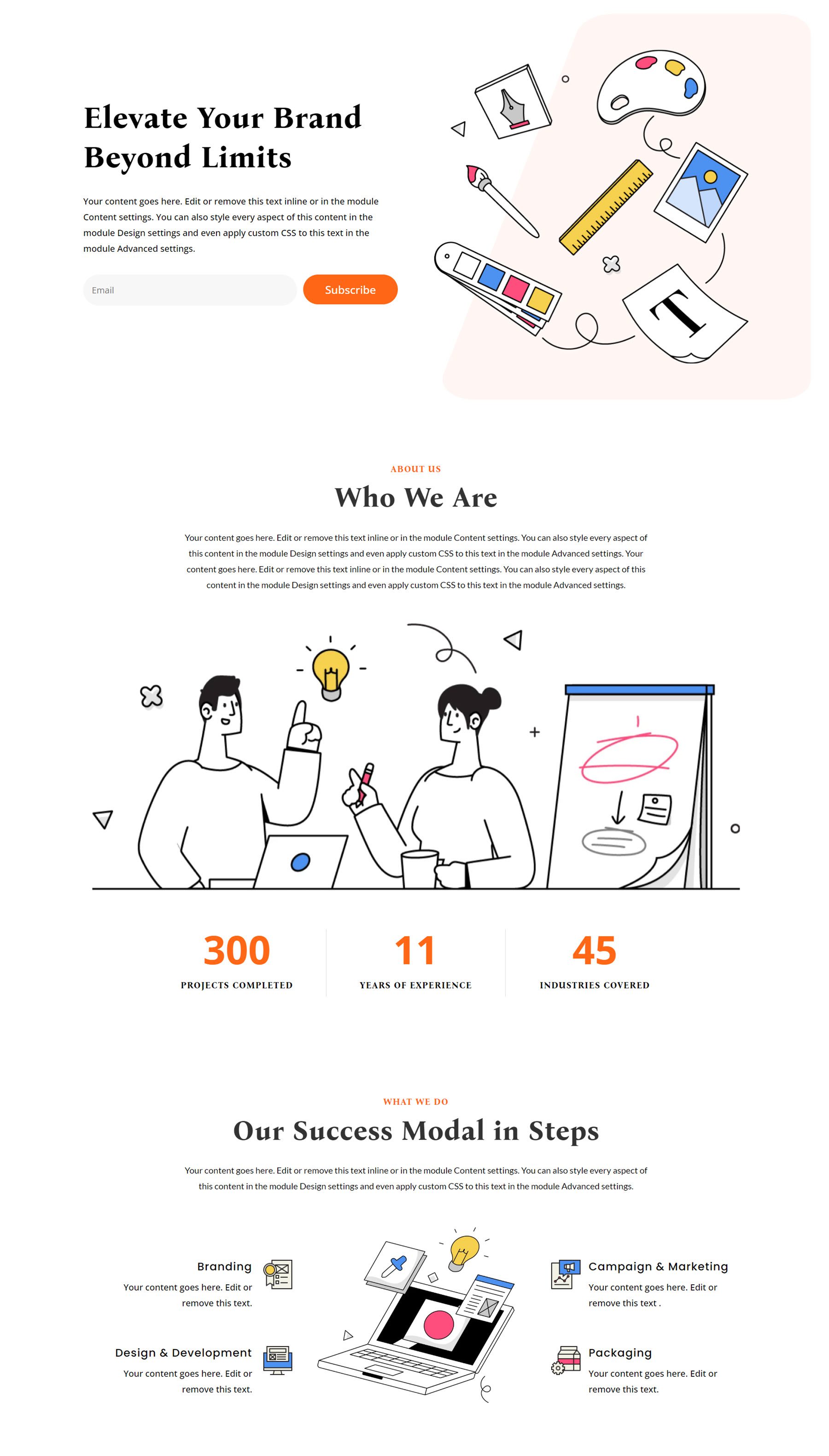 Céloldalak a Divi számára