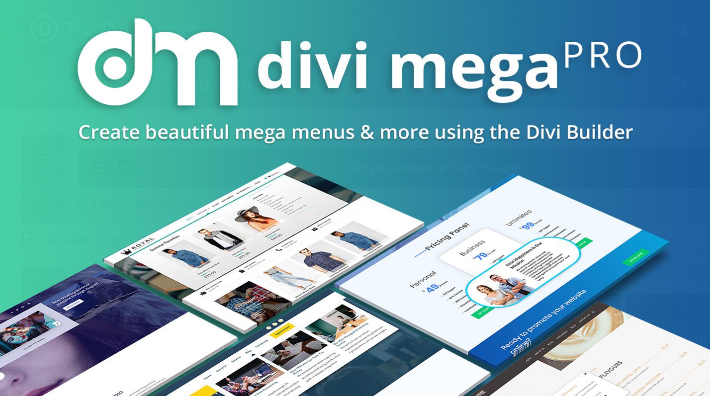 best divi menu plugins divi megamenupro section featured image A 6 legjobb Divi menübővítmény 2024-ben (Növelje a felhasználói élményt!)