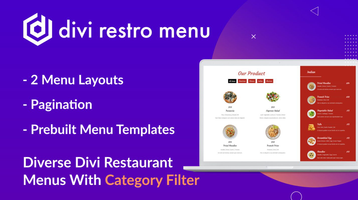 best divi menu plugins divi restri menu section featured image A 6 legjobb Divi menübővítmény 2024-ben (Növelje a felhasználói élményt!)