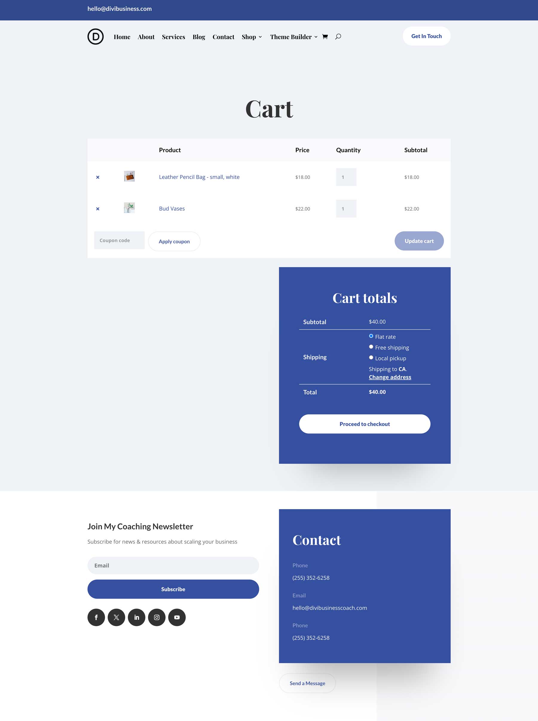 Business Coach témaépítő csomag