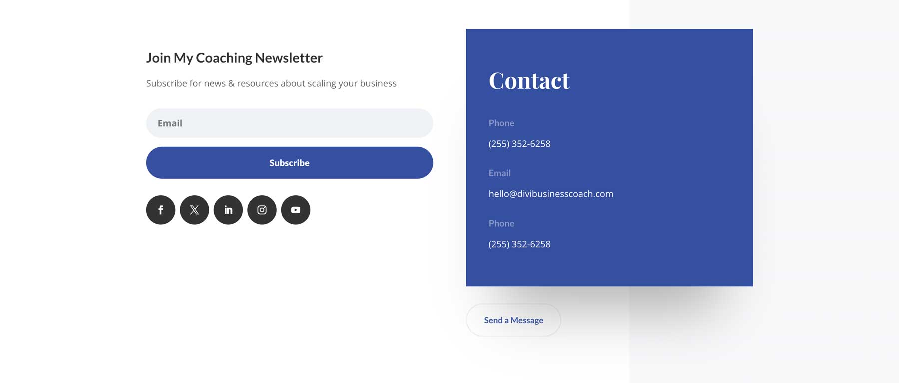 Business Coach témaépítő csomag