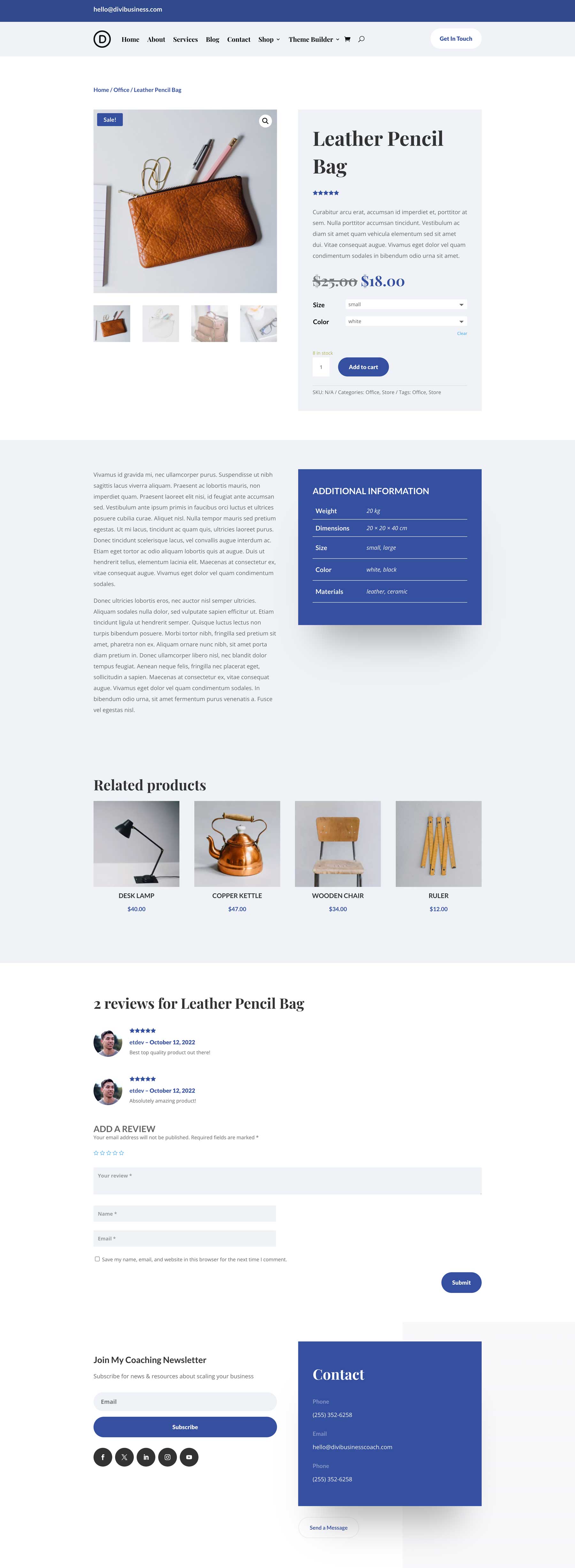 Business Coach témaépítő csomag