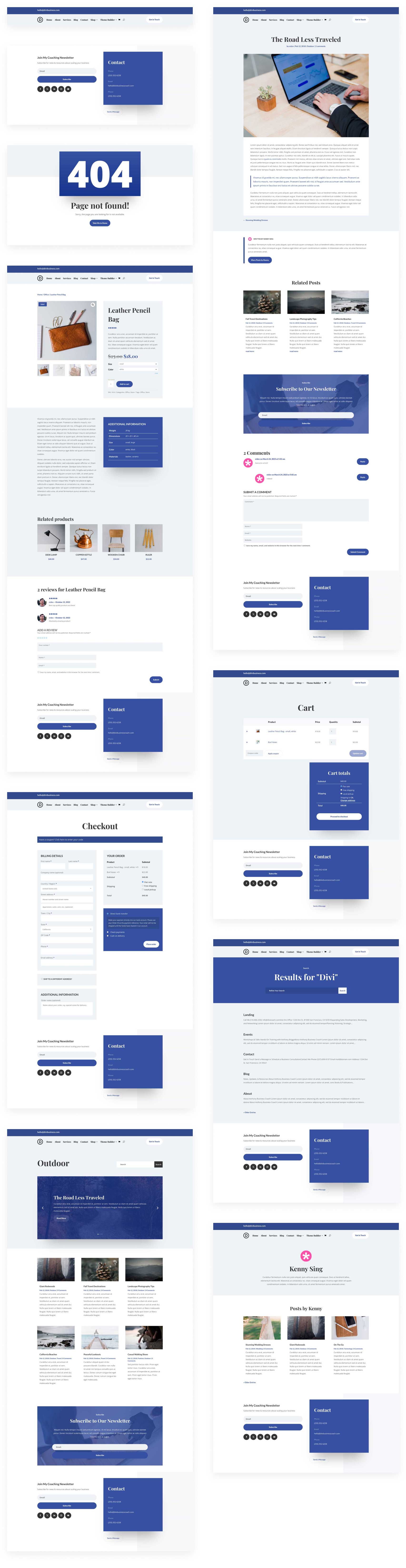 Business Coach témaépítő csomag