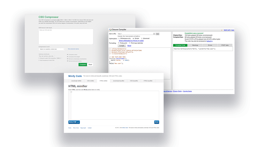 min20 Hogyan minimalizálja webhelye CSS-jét, HTML-jét és Javascriptjét