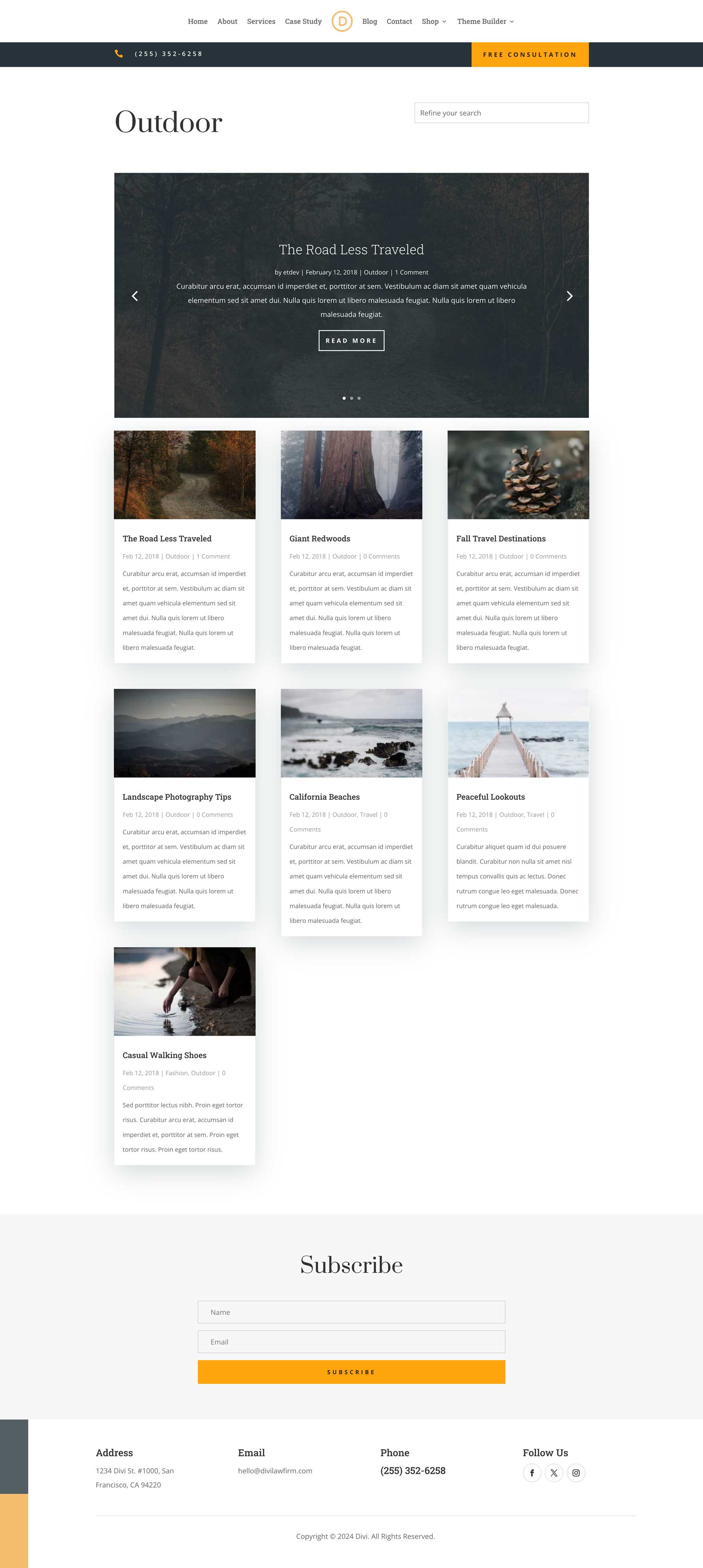 Ügyvédi Iroda témaépítő csomag