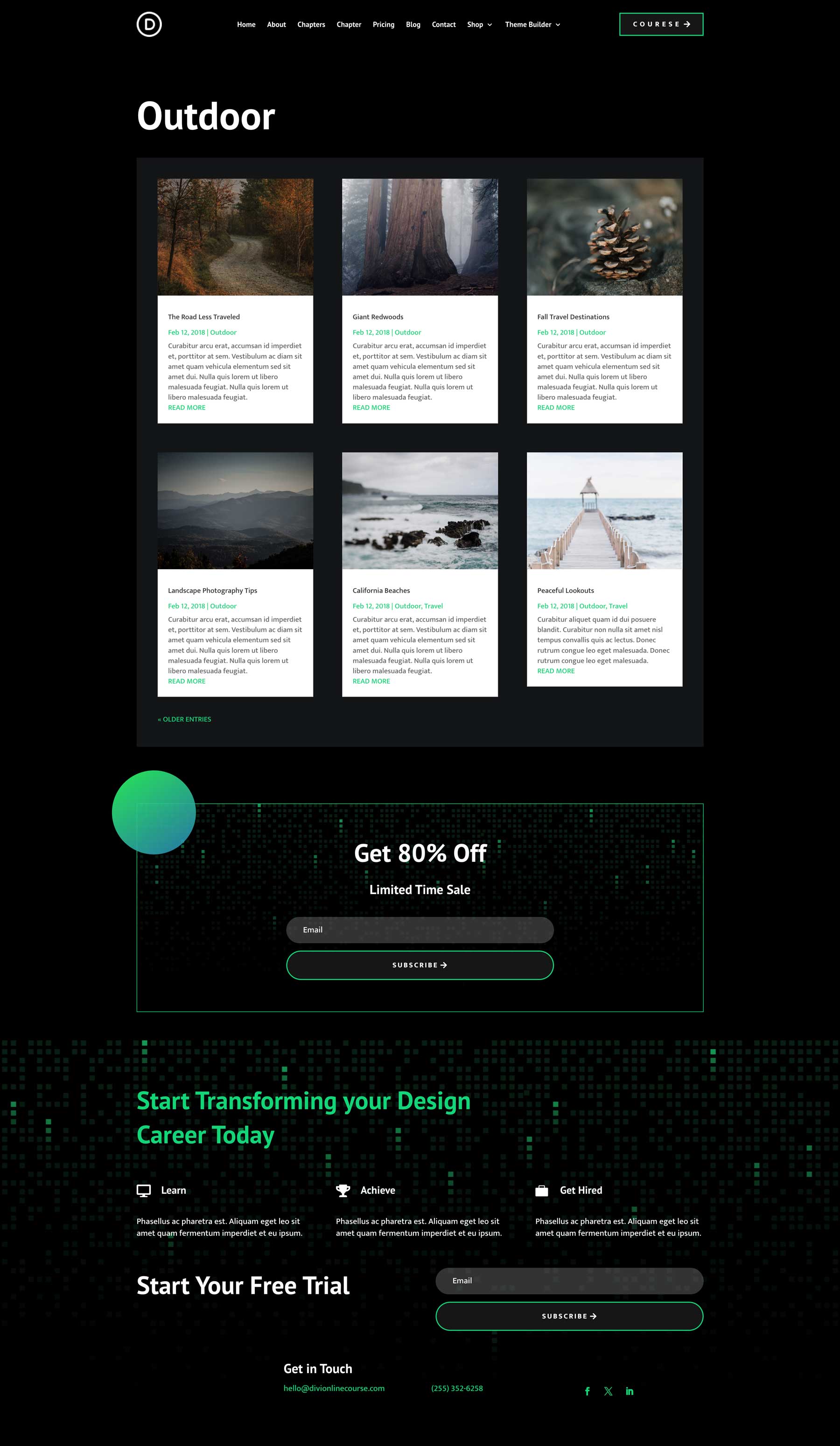 Online kurzus témaépítő csomag