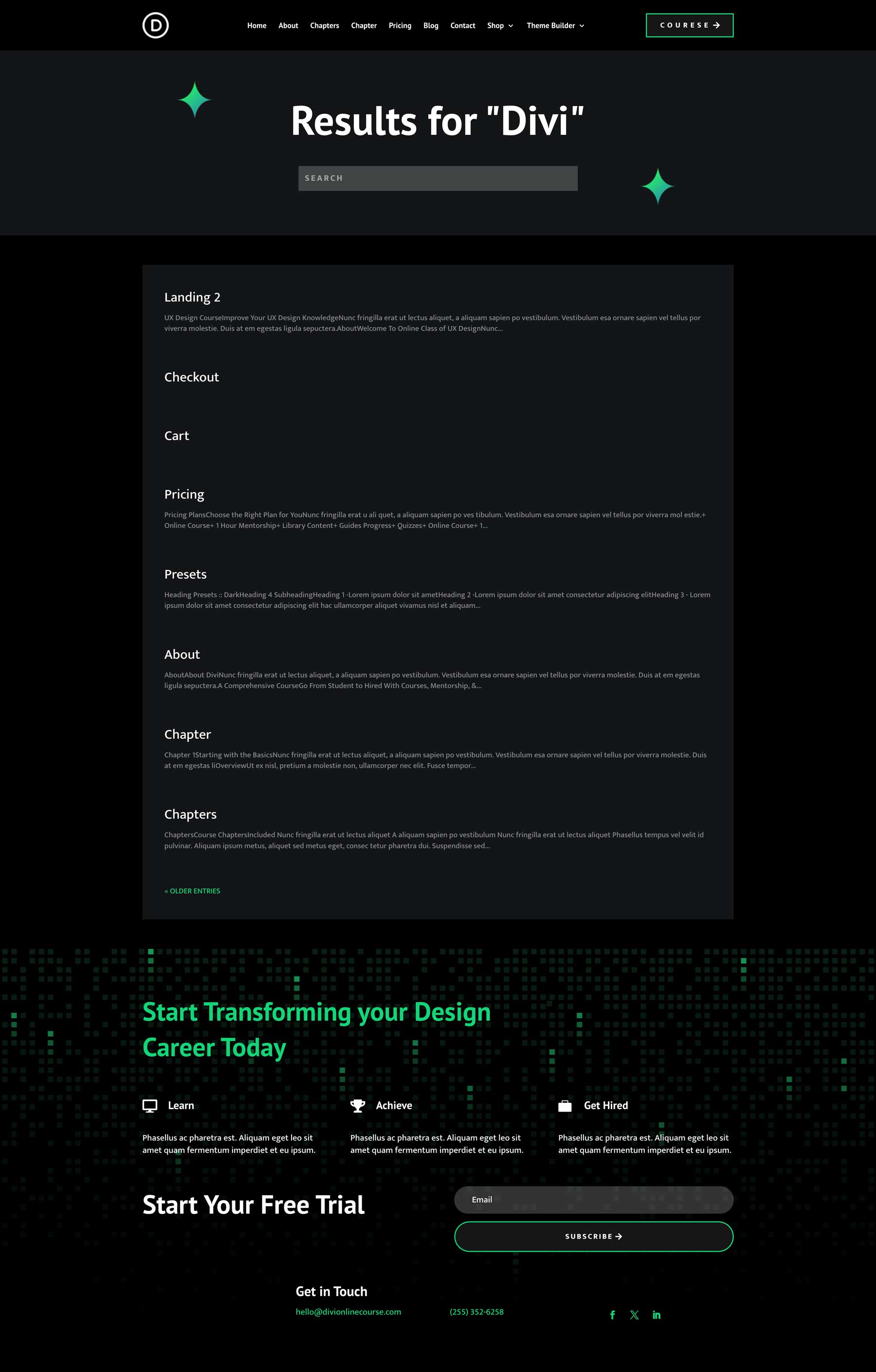 Online kurzus témaépítő csomag